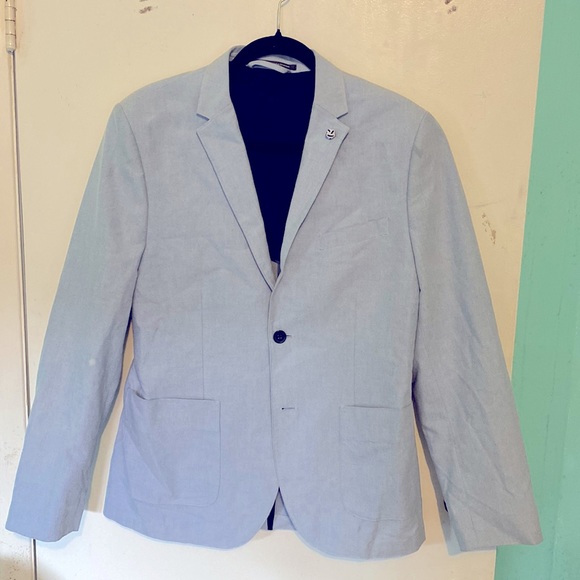 H&M Suits & Blazers Hm Baby Blue Blazer Poshmark